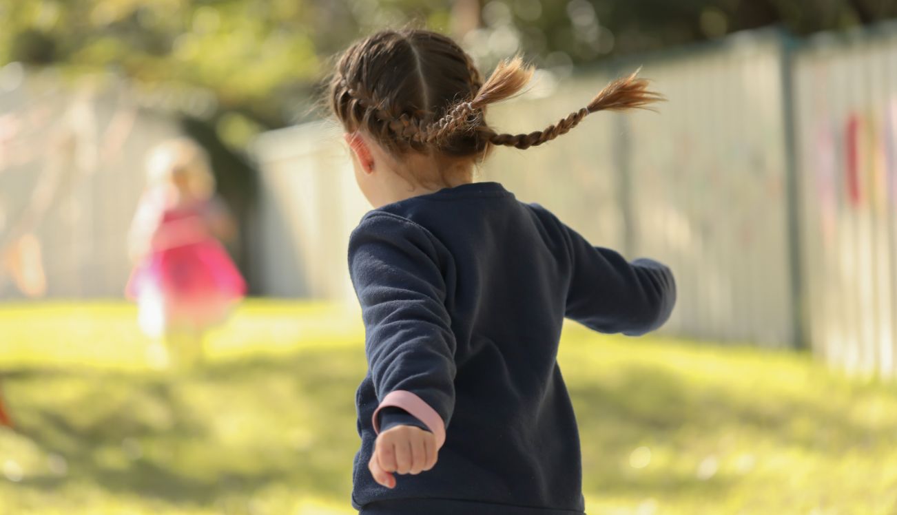 Girl running